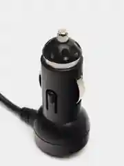 Разветвитель прикуривателя в подстаканник 2 гнезда, с 2 USB, индикатором зарядки, 12В/24В