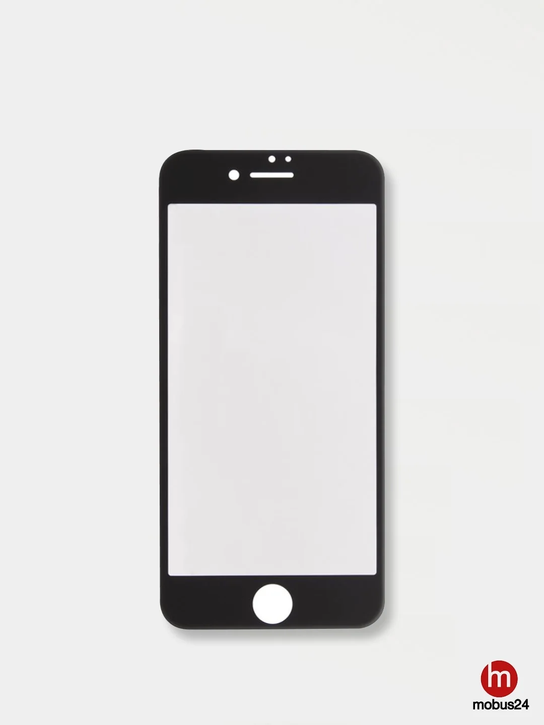 Черный защитное стекло 9D для iPhone 6 6S Черное и белый