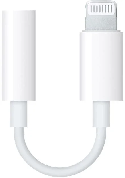 Переходник Apple Lightning - mini jack 3.5 (MMX62ZM/A) белый