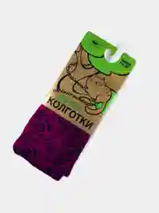Багровый детские колготки Ирис, жаккард, для девочки