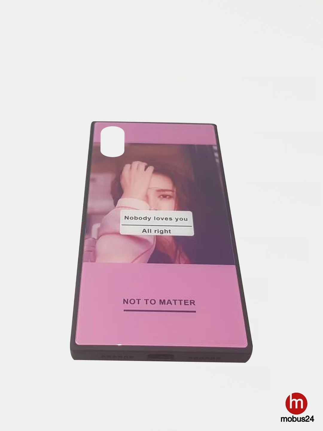 Угольный силиконовый чехол со стеклянной панелью для iPhone X, XS
