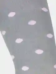 Серый колготки детские в горох