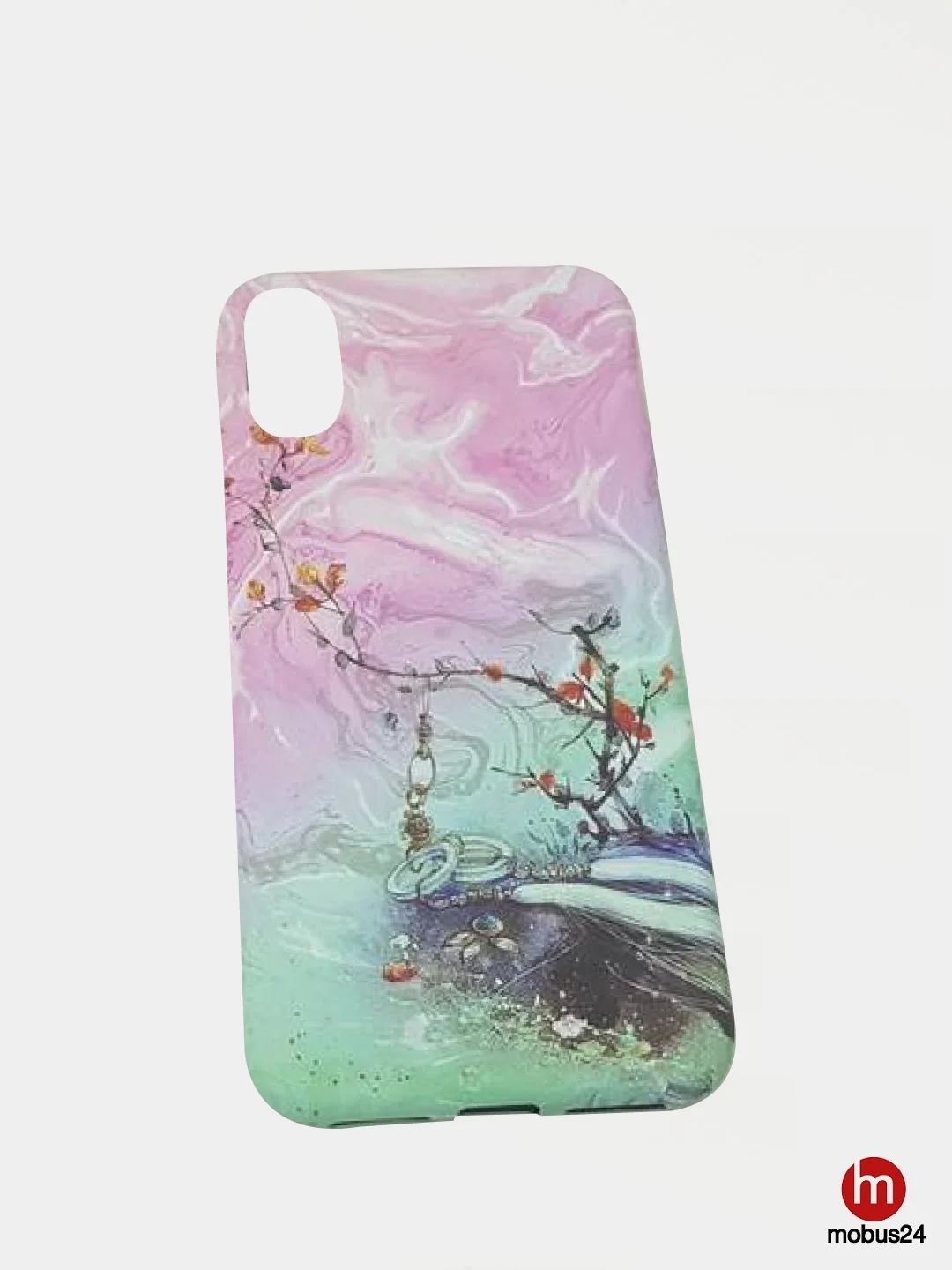 Черный силиконовый чехол iPhone X XS
