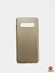 Золотой чехол Soft-Touch Samsung A20 A30 S9 S10 Plus