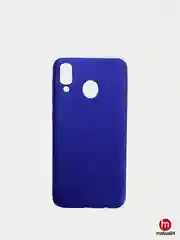 Синий чехол Soft-Touch Samsung A20 A30 S9 S10 Plus