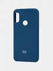 Синий силиконеовый чехол на Xiaomi Mi 10 Lite/P40 Lite/CC9E