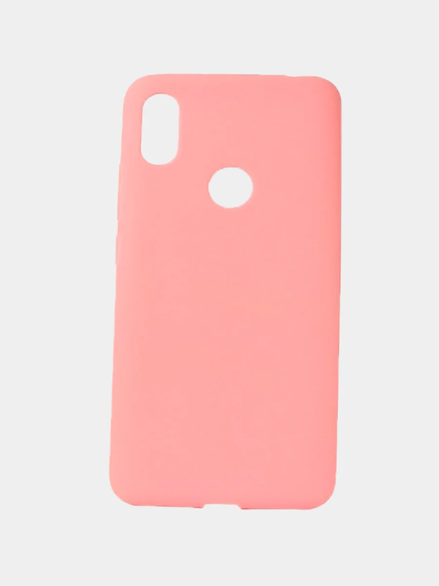Розовый силиконеовый чехол на Xiaomi Mi 10 Lite/P40 Lite/CC9E