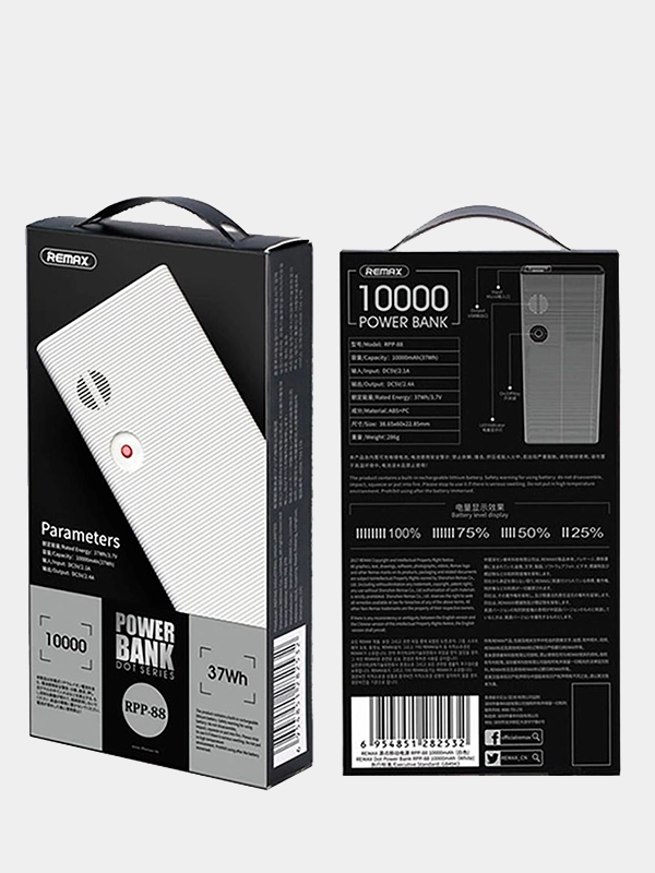 Повер банк 10000mAh REMAX Dot series RPP-88
