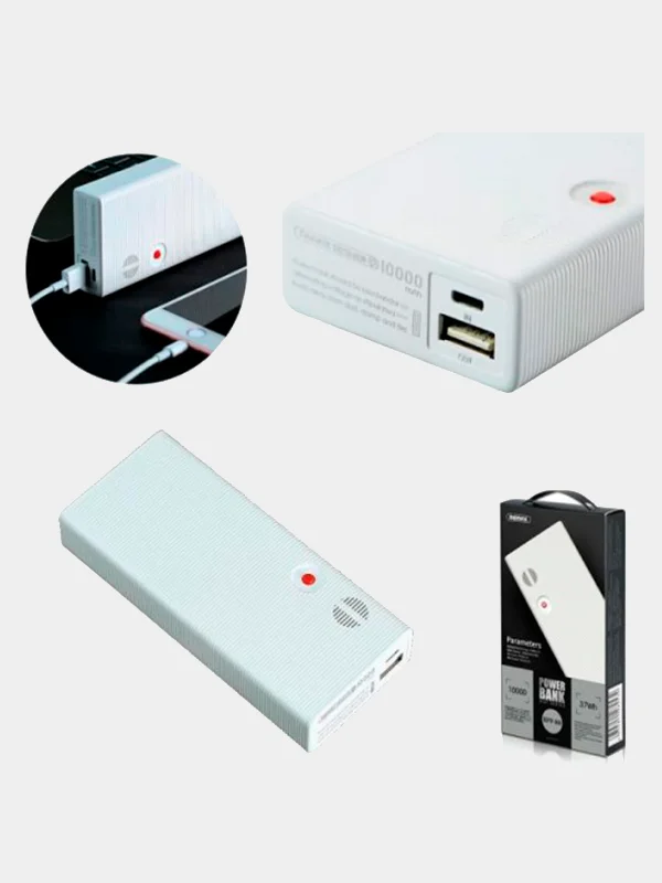 Белый повер банк 10000mAh REMAX Dot series RPP-88
