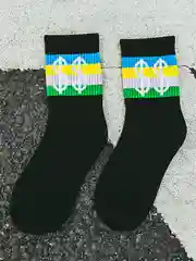 Хаки носки высокие