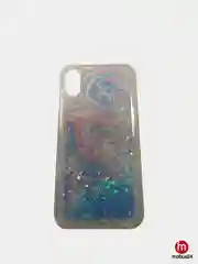 Золотой чехол с блестками для iPhone X, XS