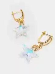 Серьги с камнем