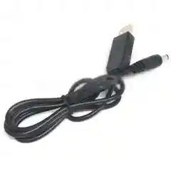 USB кабель зарядный с повышающим стабилизатором 5 - 12 В с 5 мм разъем