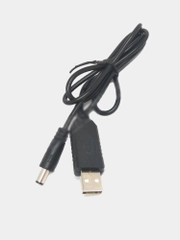 USB кабель зарядный с повышающим стабилизатором 5 - 12 В с 5 мм разъем