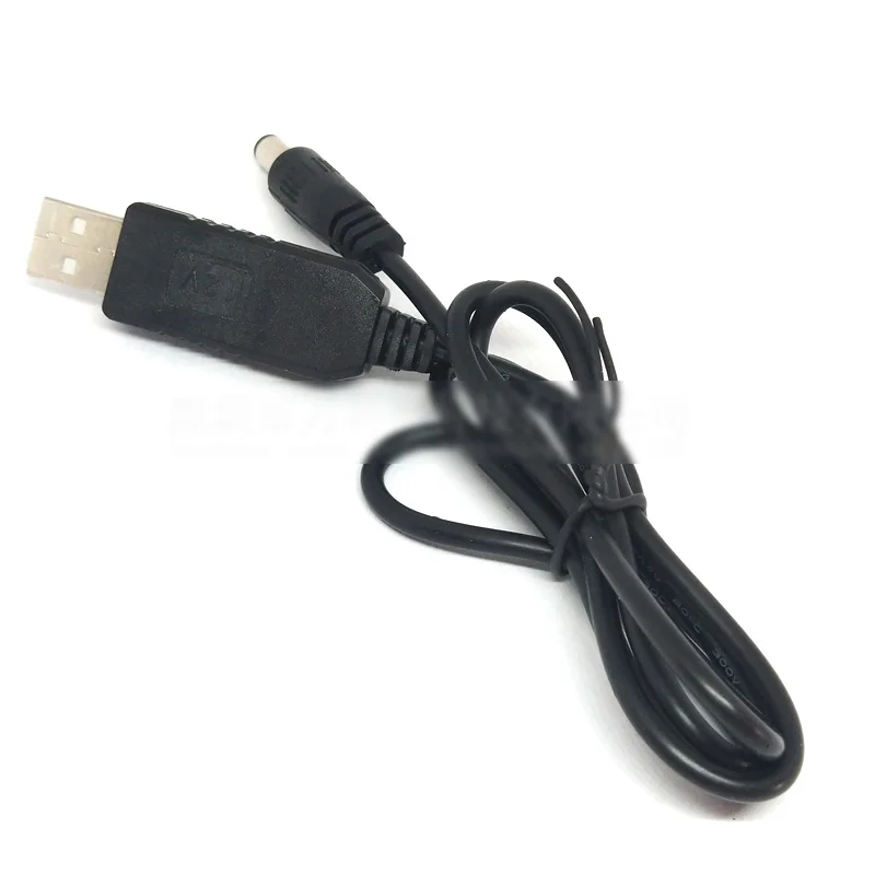 USB кабель зарядный с повышающим стабилизатором 5 - 12 В с 5 мм разъем