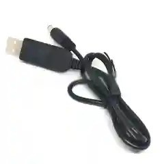 USB кабель зарядный с повышающим стабилизатором 5 - 12 В с 5 мм разъем