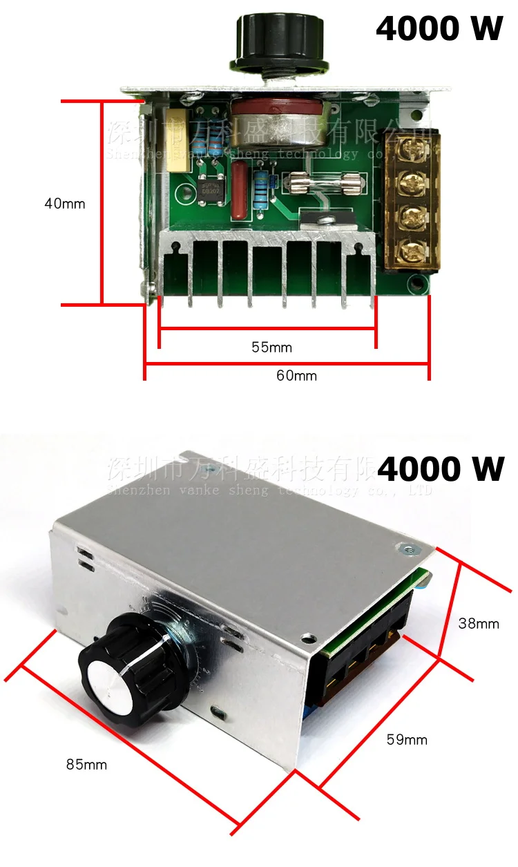 Диммер тиристорный регулятор напряжения ( мощности ) 4000 W и 6000 W регулятор оборотов