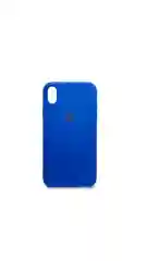 Синий меланж чехол Apple Silicone Case для Iphone Xr