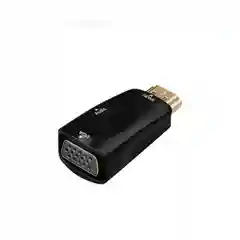 Белый адаптер HDMI (мама, папа) к VGA Аудио 3.5 мм