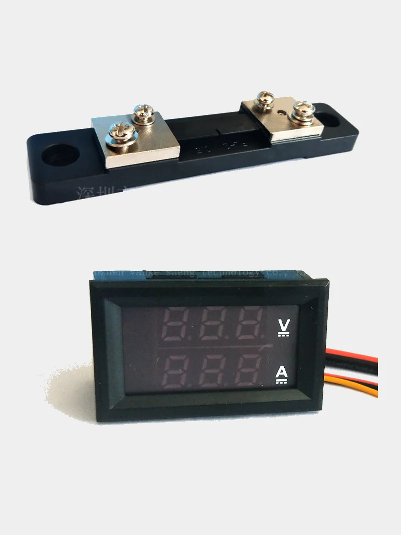 Цифровой амперметр вольтметр DC 0 - 100 V / 10 A 50 A 100 A