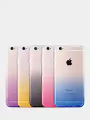 Силиконовый чехол на iPhone | Полупрозрачный градиент 5 / 5s / se / 6 / 6s / 6+ / 6s+ / 7 / 8 / 7+ / 8+ / X / XS / XR / XS Max / 11 / 11 Pro / 11 Pro Max / SE 2020