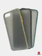 Зеленый силиконовый чехол c усиленными бортами Soft-Touch для iPhone 7 8 6 6S