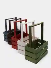 Ящик из реек с ручками 220х120х140мм. Корзинка.Кашпо.Бокс