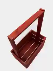Багровый ящик из реек с ручками 220х120х140мм. Корзинка.Кашпо.Бокс