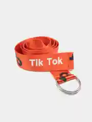 Оранжевый ремень тканевый Tik-Tok