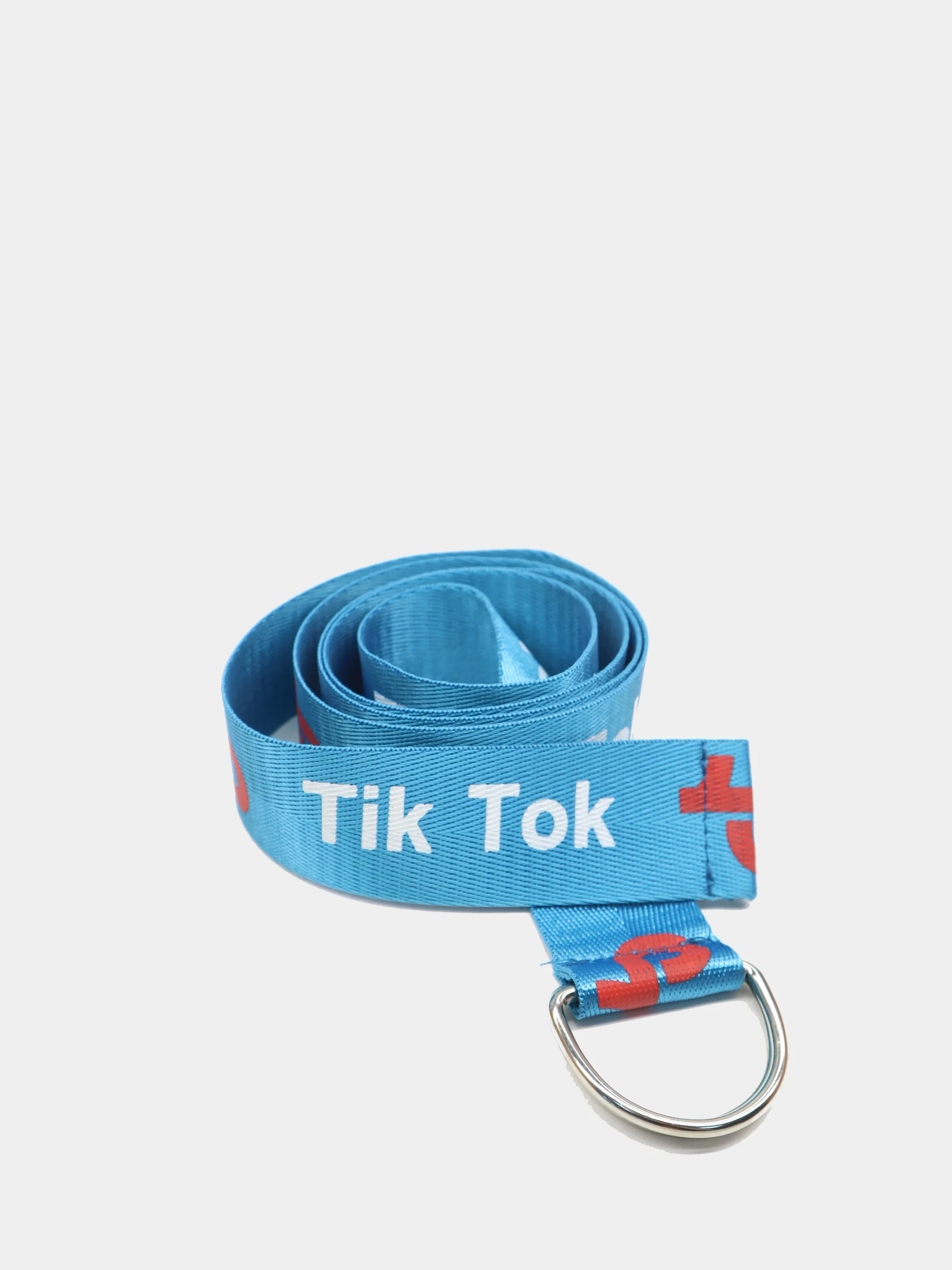 Голубой ремень тканевый Tik-Tok