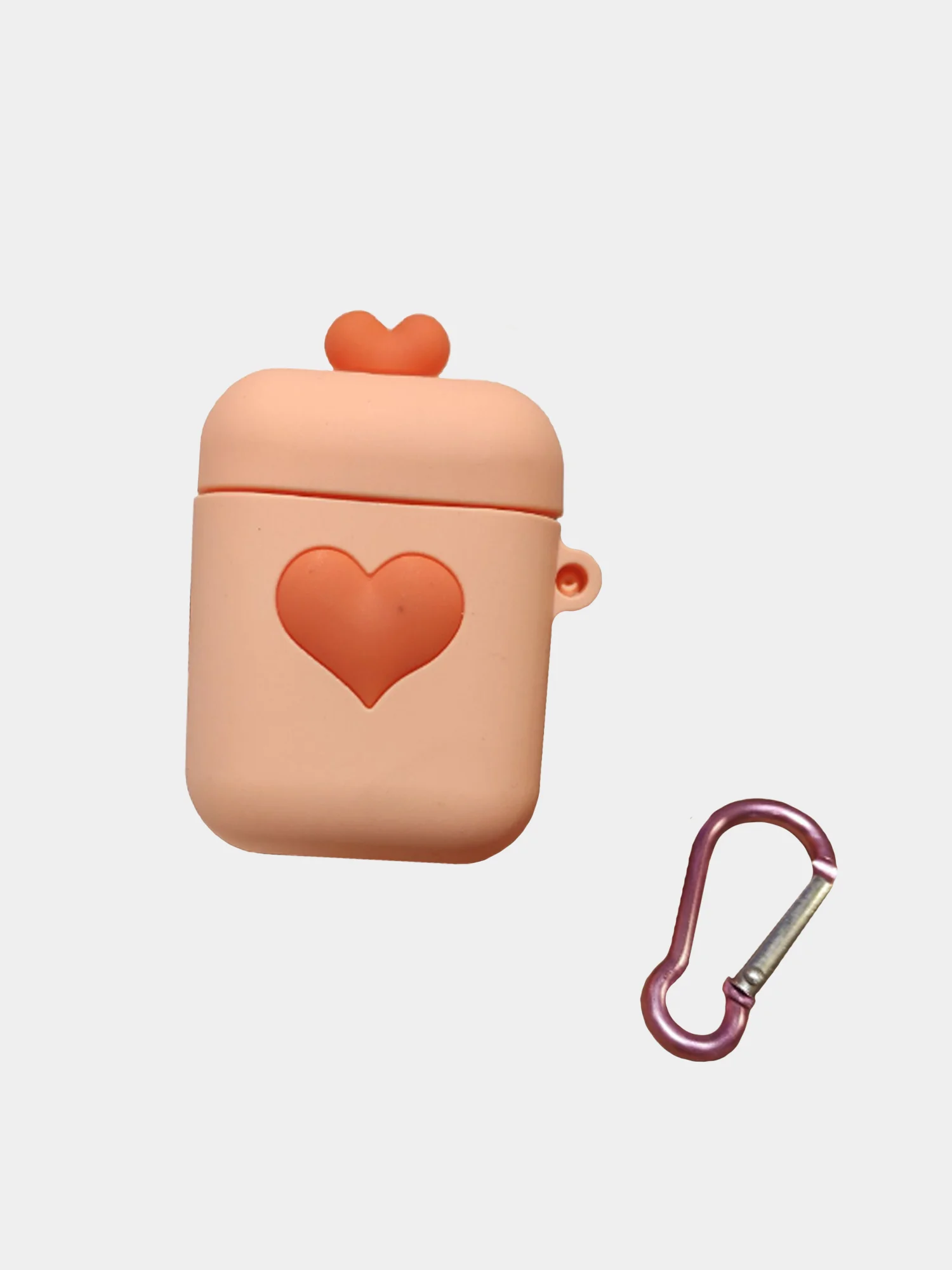 Багровый чехол для беспроводных наушников AirPods