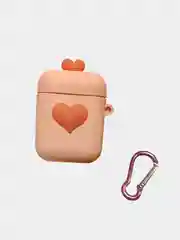 Багровый чехол для беспроводных наушников AirPods