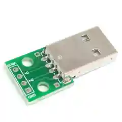 Плата переходник с USB ( папа ) на DIP 2.54 мм