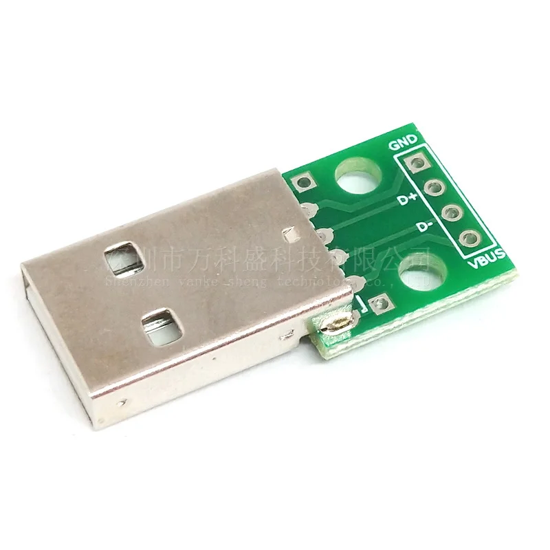 Плата переходник с USB ( папа ) на DIP 2.54 мм
