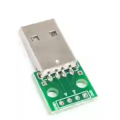 Плата переходник с USB ( папа ) на DIP 2.54 мм