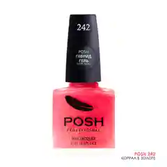 Гель лак для ногтей без лампы POSH коррал в золоте 242