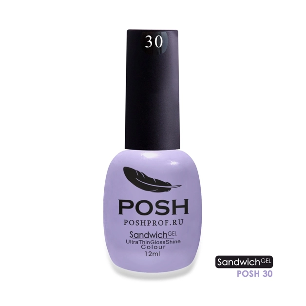 Гель-лак 25 дней  30 - Давай помечтаем (молочно-фиалковый) POSH SENDVICH GEL UV/LED