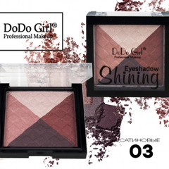 Палетка теней DoDo Girl Eyeshadow Shining (4 цвета)