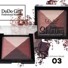 Палетка теней DoDo Girl Eyeshadow Shining (4 цвета)
