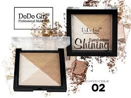 Бежевый палетка теней DoDo Girl Eyeshadow Shining (4 цвета)