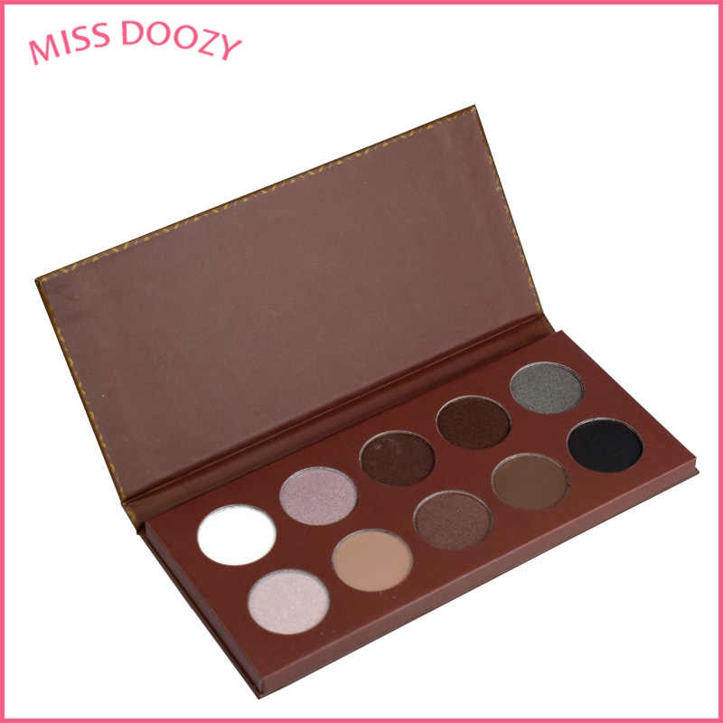 Палетка сияющих теней Miss Doozy 10 оттенков