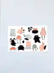Фетр с рисунком "Монстрики"