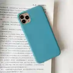 Голубой чехол для Apple iPhone 6 Plus / 6s Plus силиконовый, 14 цветов