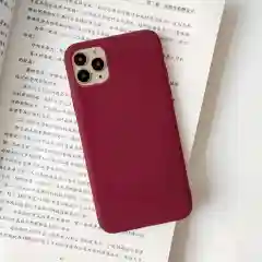 Багровый чехол для Apple iPhone 6 Plus / 6s Plus силиконовый, 14 цветов