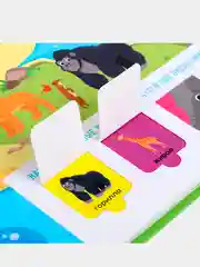 Книги картонные "100 окошек"