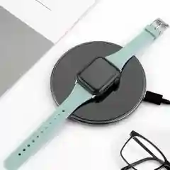 Голубой ремешок силиконовый для Apple Watch, 38 мм