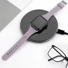 Лавандовый ремешок силиконовый для Apple Watch, 38 мм