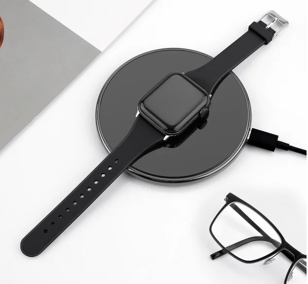 Черный ремешок силиконовый для Apple Watch, 38 мм
