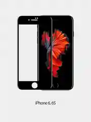 Защитное стекло 5D для iPhone всех моделей с тонкой черной рамкой