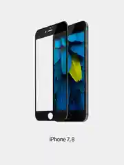 Защитное стекло 5D для iPhone всех моделей с тонкой черной рамкой